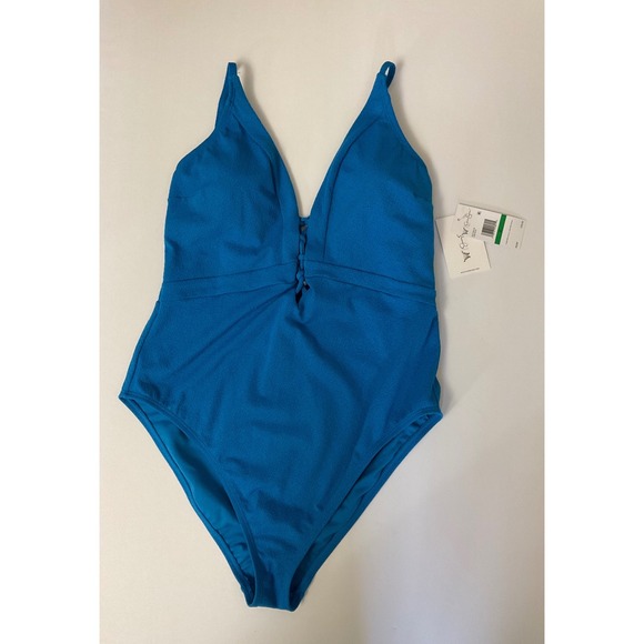 Jessica Simpson Other - Jessica Simpson One Piece Swimsuit Women Large Lake Blue